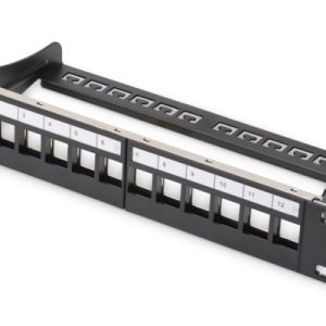 DIGITUS Modular Patch Panel, 12-port, 10", blank, 1U