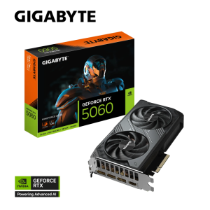 GIGABYTE GeForce RTX 5060 Windforce OC 8G graphics card, 8GB GDDR7, PCI-E 5.0