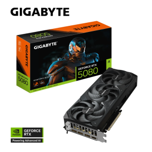 GIGABYTE GeForce RTX 5080 WINDFORCE 16G graphics card, 16GB GDDR7, PCI-E 5.0