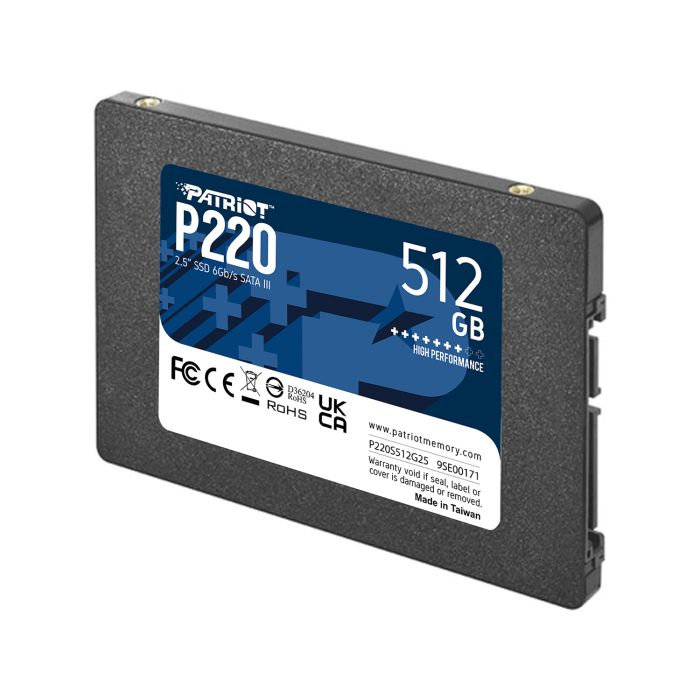 Patriot P220 512GB SSD SATA 3 2.5 - Slika 2