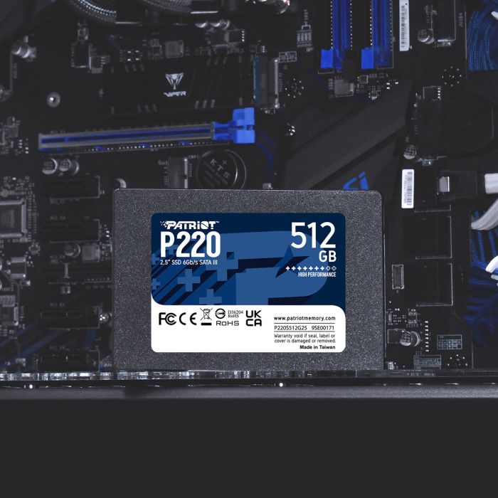 Patriot P220 512GB SSD SATA 3 2.5 - Slika 4